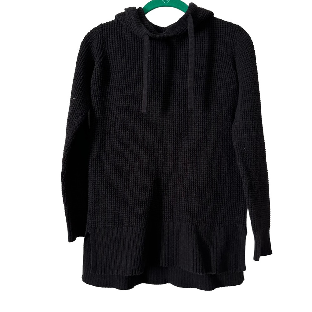 Sonoma Goods for Life Small Black Knitted Pullover Sweater Hoodie